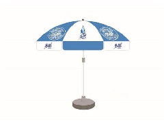 What are the components of the advertising sun umbrella