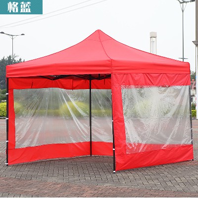 Transparent cloth advertising tent