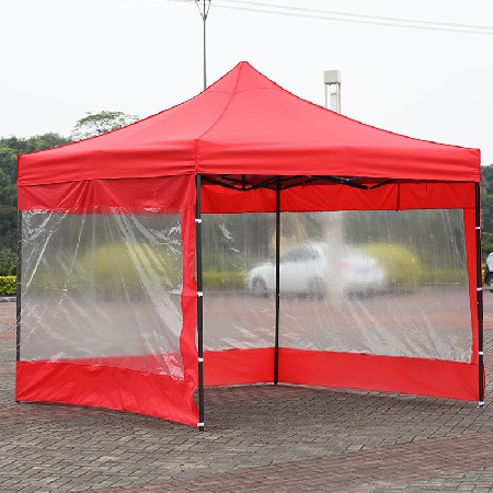 Transparent cloth advertising tent